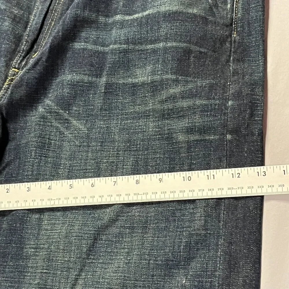 Levi's 569 Jeans Size 38x32 Blue Loose Straight Dark Wash Denim Pants Baggy